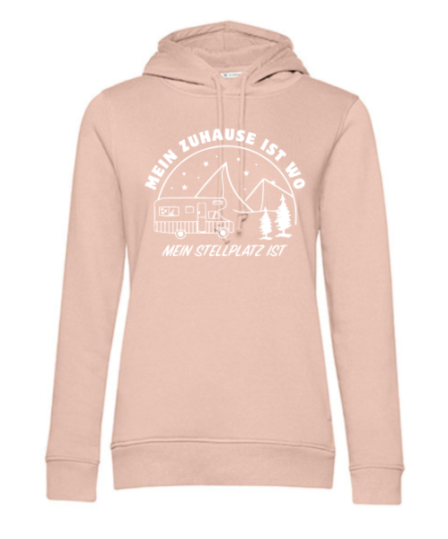 Hoodie "Zuhause ist, wo mein Stellplatz ist"